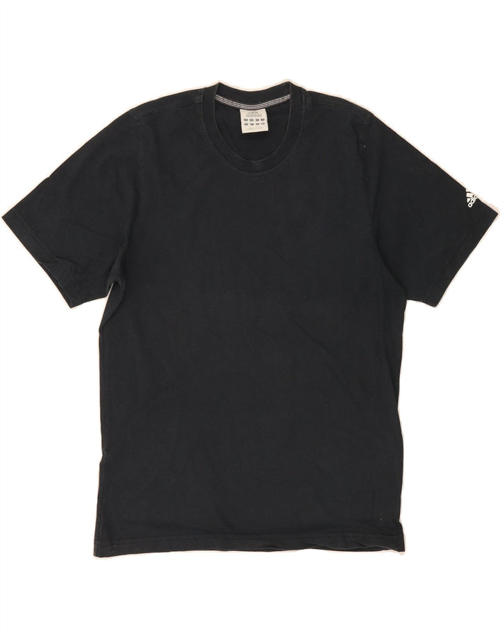 ADIDAS Mens T-Shirt Top Small Black Cotton Vintage Adidas and Second-Hand Adidas from Messina Hembry 