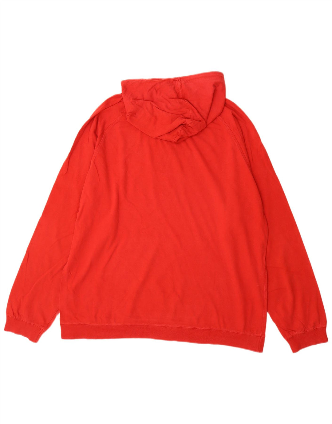 NIKE Herren Air Graphic Hoodie Pullover UK 45/47 XL Rote Baumwolle