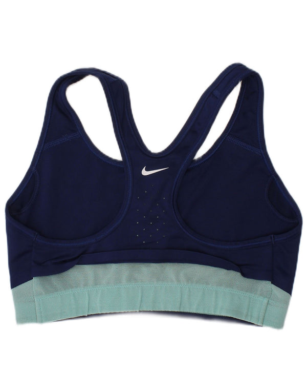 Nike Damen Dri Fit Graphic Sport-BH-Weste, Oberteil, Größe S, Marineblau, Sport