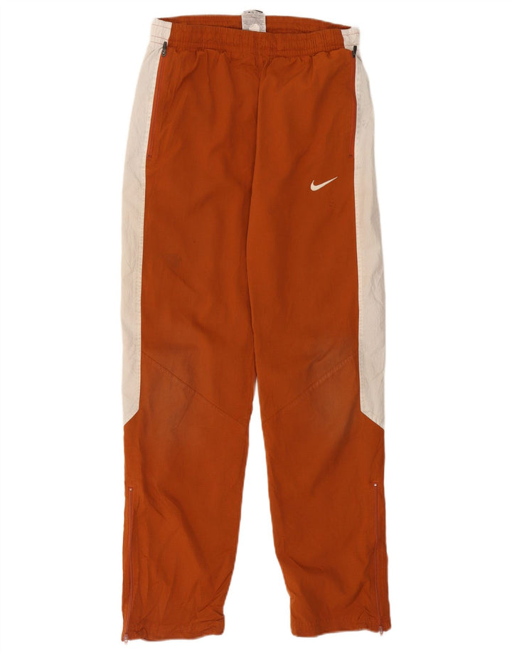 Nike Herren-Trainingshose, klein, braunes Farbblock-Polyester