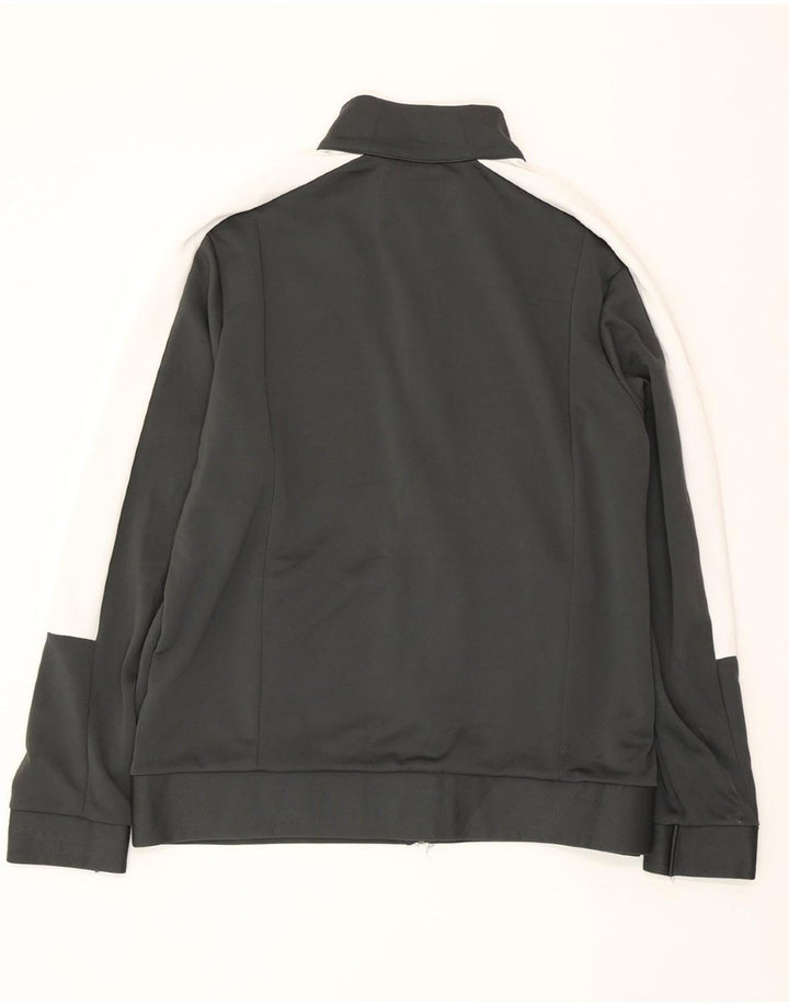 JORDAN Herren-Trainingsanzug-Oberteil, Jacke, XL, grünes Farbblock-Polyester