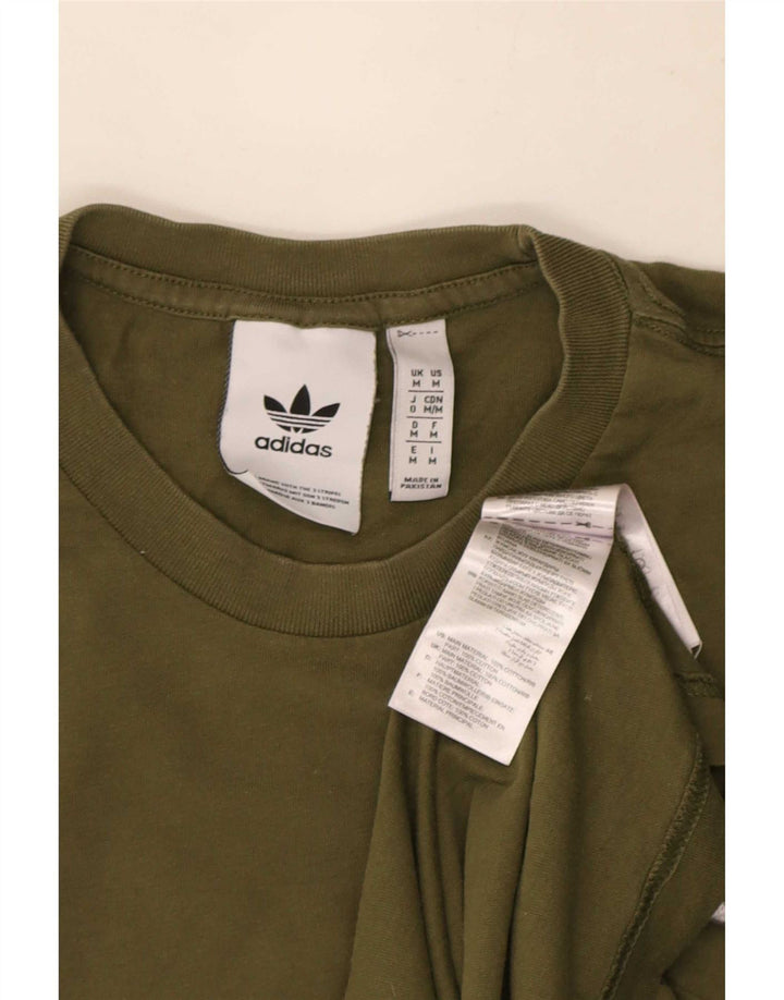 Adidas Herren T-Shirt Top Medium Khaki Baumwolle