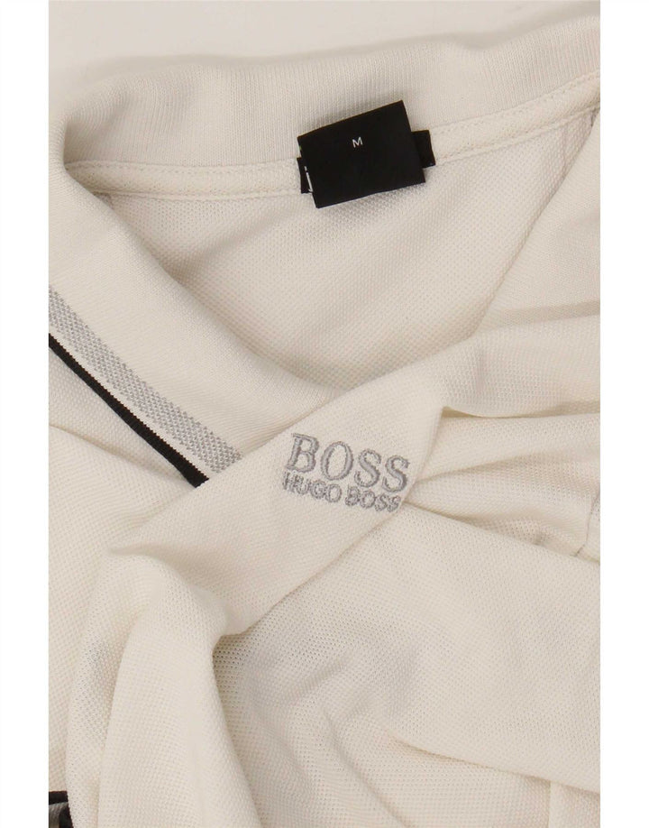 Hugo Boss Herren Poloshirt Mittelweiß