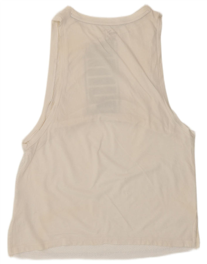 Puma Damen Graphic Vest Top UK 12 Medium Weiß