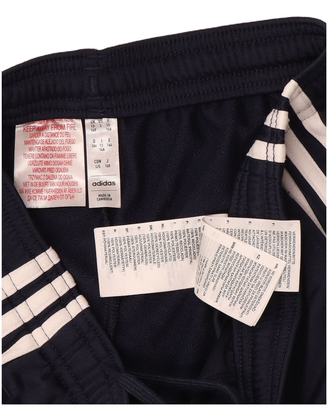 Adidas Trainingshose für Jungen, 13–14 Jahre, Marineblau