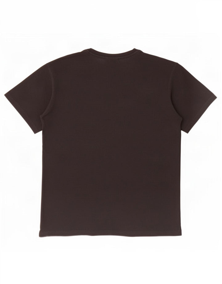 Sergio Tacchini Herren T-Shirt Top Small Schwarz Baumwolle