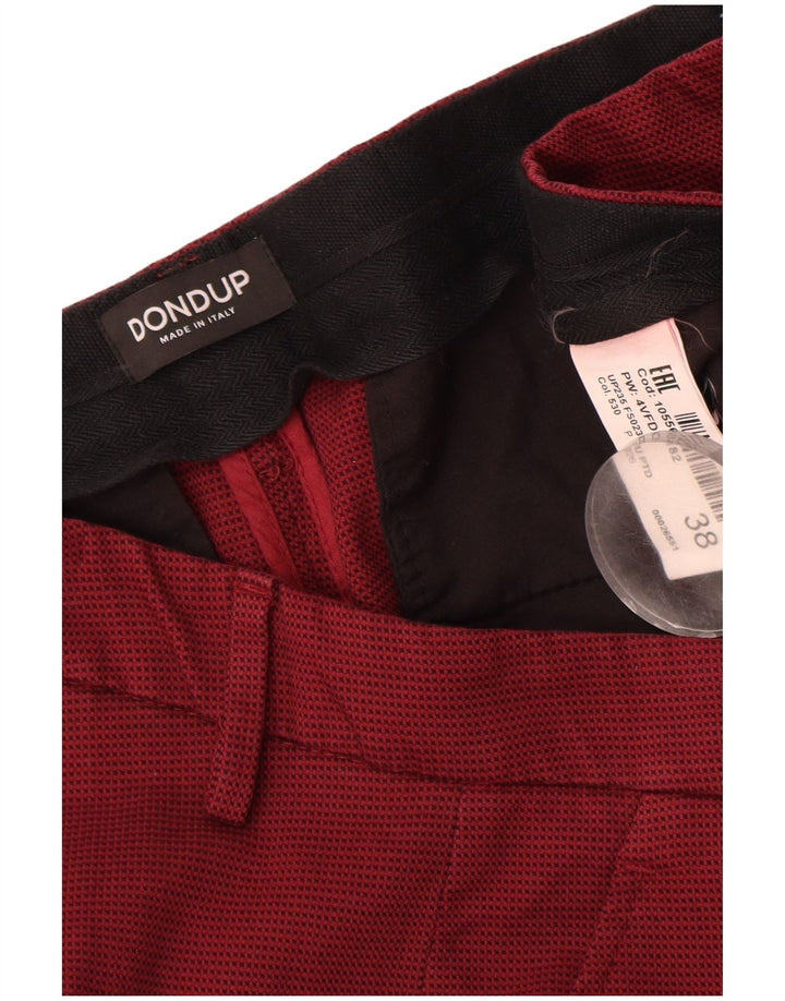 Dondup Slim Chino-Hose für Herren, W38, L32, Kastanienbraun, Baumwolle