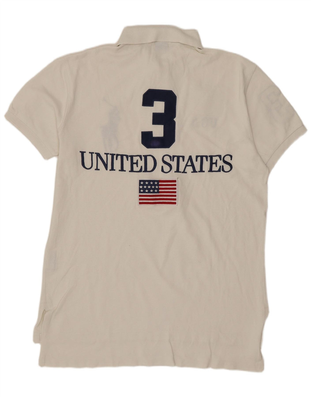 Polo Ralph Lauren Herren-Poloshirt mit grafischer Passform, mittelweiße Baumwolle