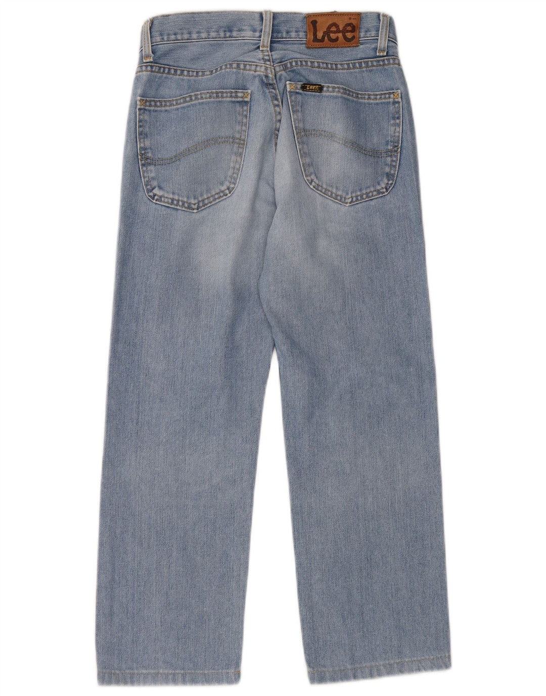 Lee Herren Seattle Straight Jeans W29 L24 Blaue Baumwolle