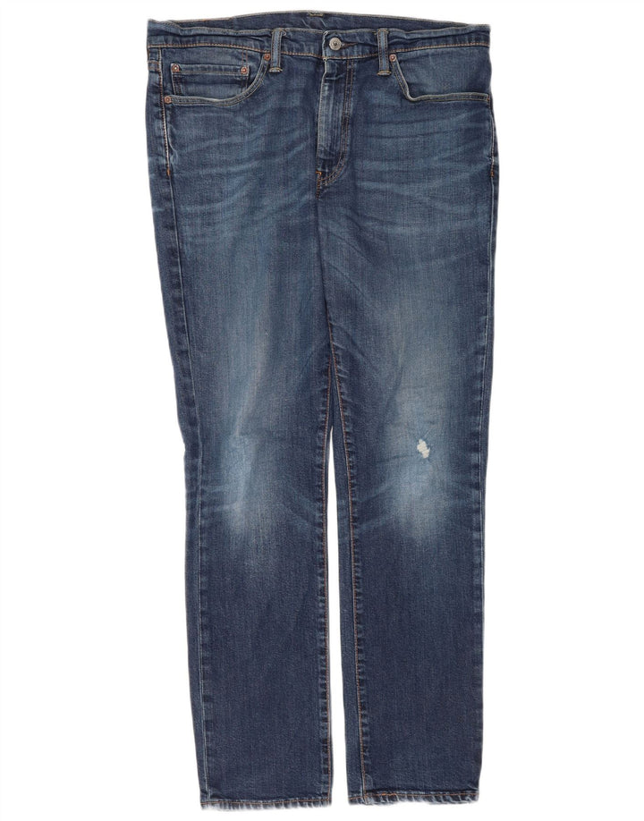 Levi's Herren 511 Distressed Slim Jeans W36 L32 Blaue Baumwolle
