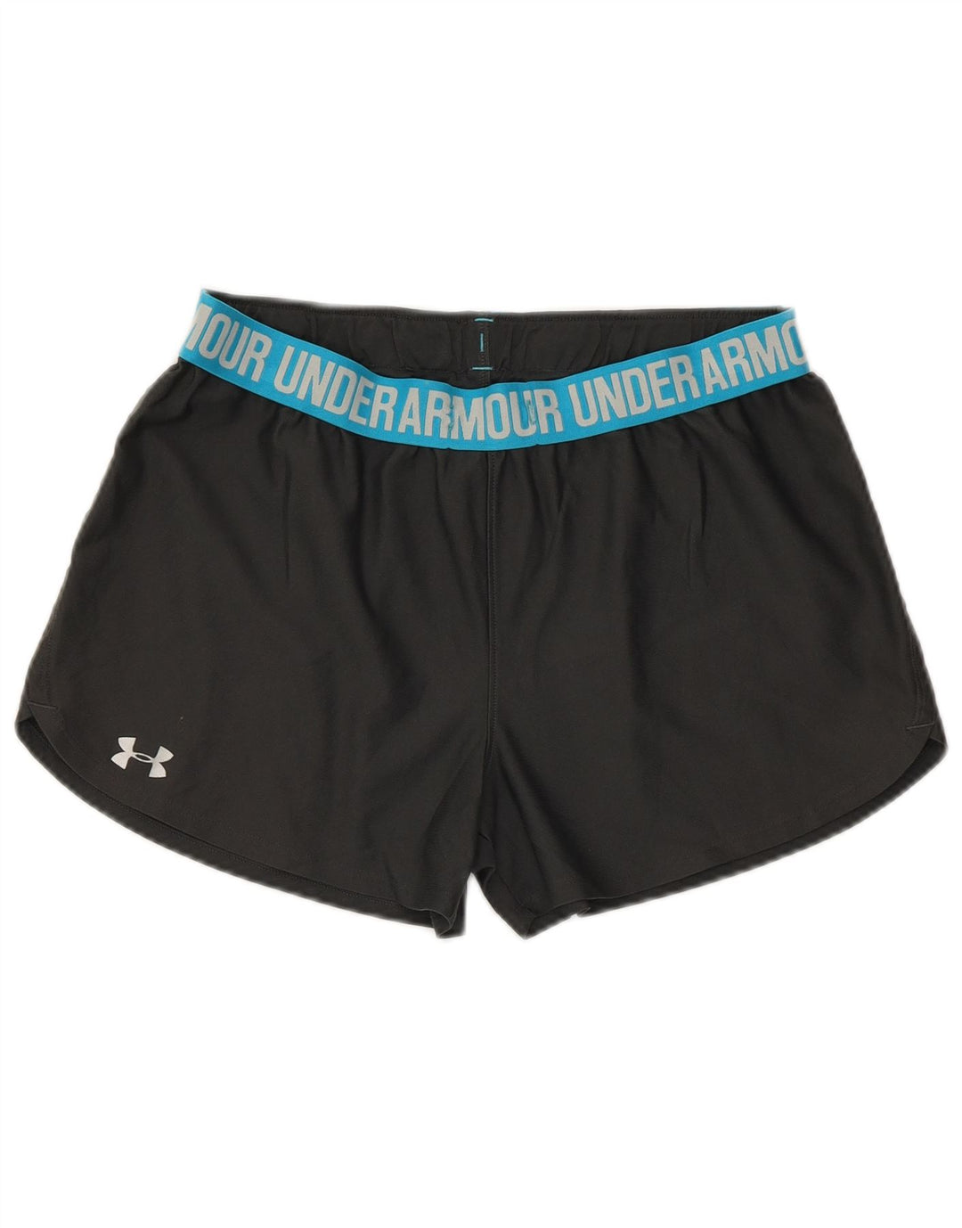 UNDER ARMOUR Damen Graphic Sport Shorts UK 14 Mittelschwarz Farbblock