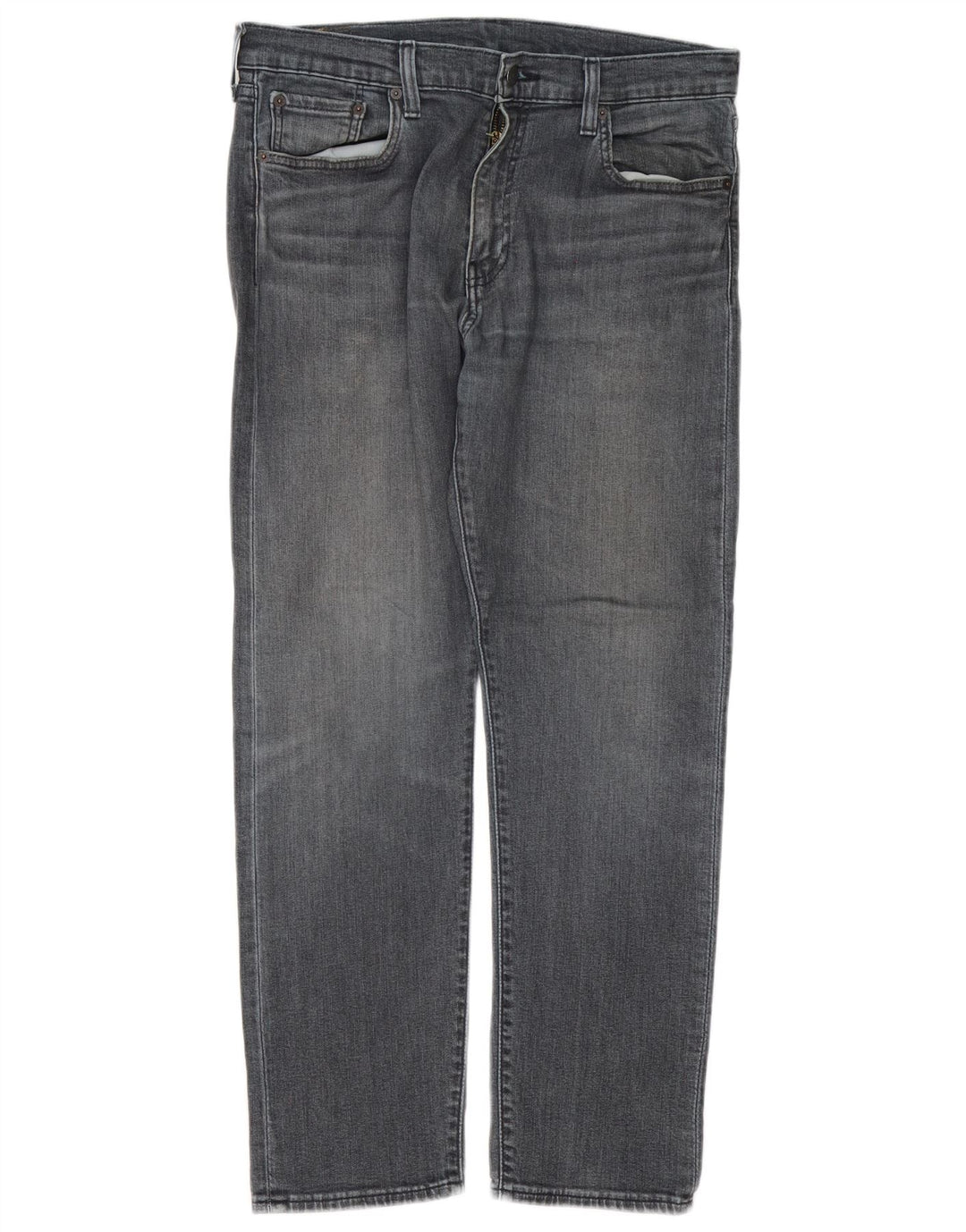 Levi's Herren 502 Tapered Jeans W33 L30 Graue Baumwolle