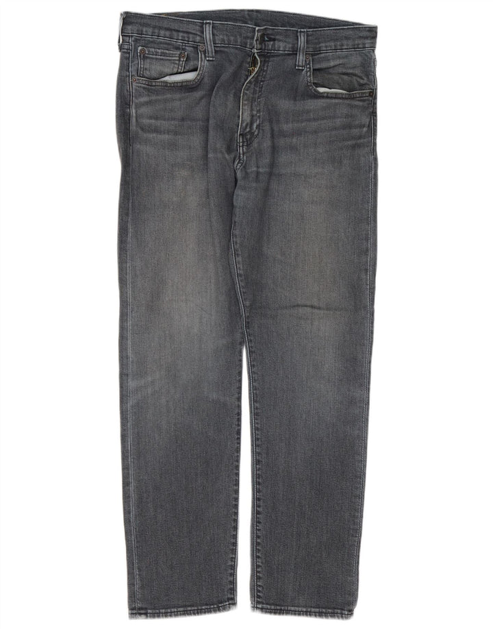 Levi's Herren 502 Tapered Jeans W33 L30 Graue Baumwolle