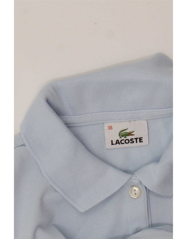 Lacoste Damen Poloshirt Größe 38 Mittelblau