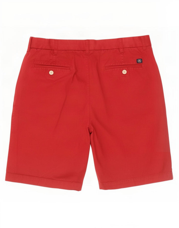 Blue Harbor Herren-Chinoshorts, Größe L, W34, rote Baumwolle