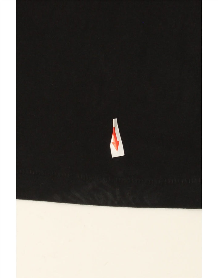 French Connection Herren-Poloshirt, groß, aus schwarzer Baumwolle
