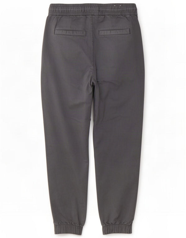 Zara Mens Joggers Chino Trousers Small W30 L28 Grey Cotton