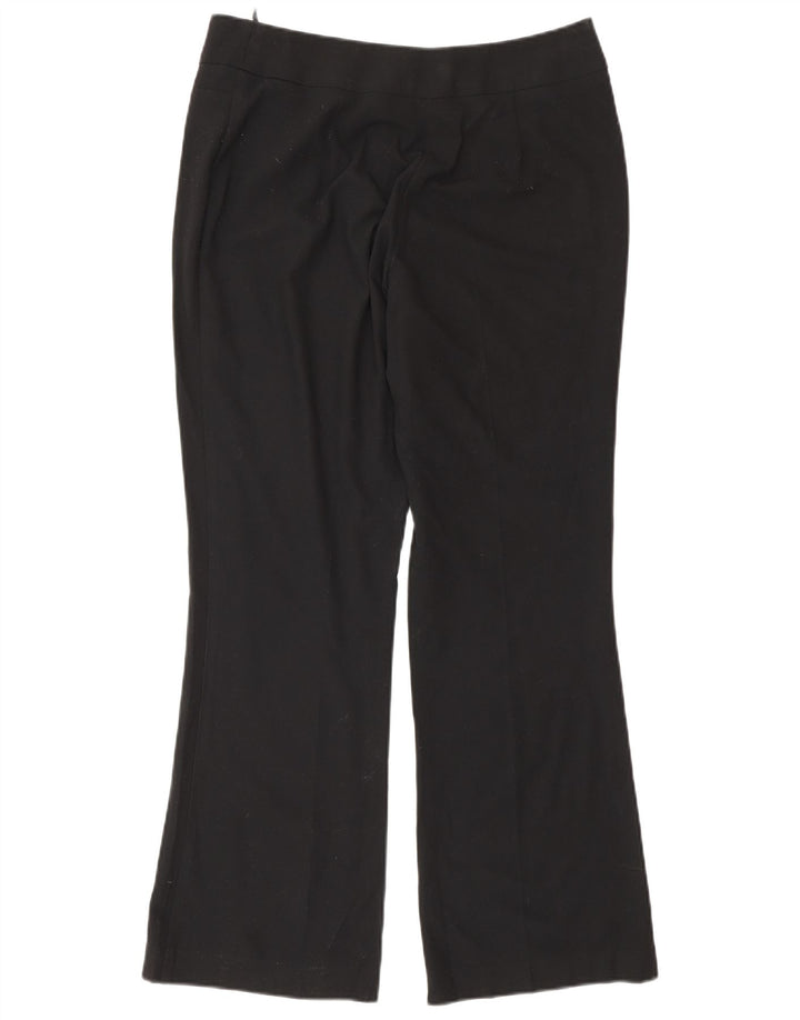 Marks & Spencer Damen Bootcut Freizeithose UK 12 Medium W30 L29 Schwarz