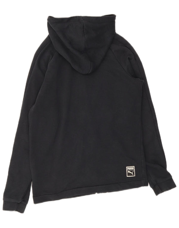 Puma Herren Zip Hoodie Pullover XS Schwarz Baumwolle