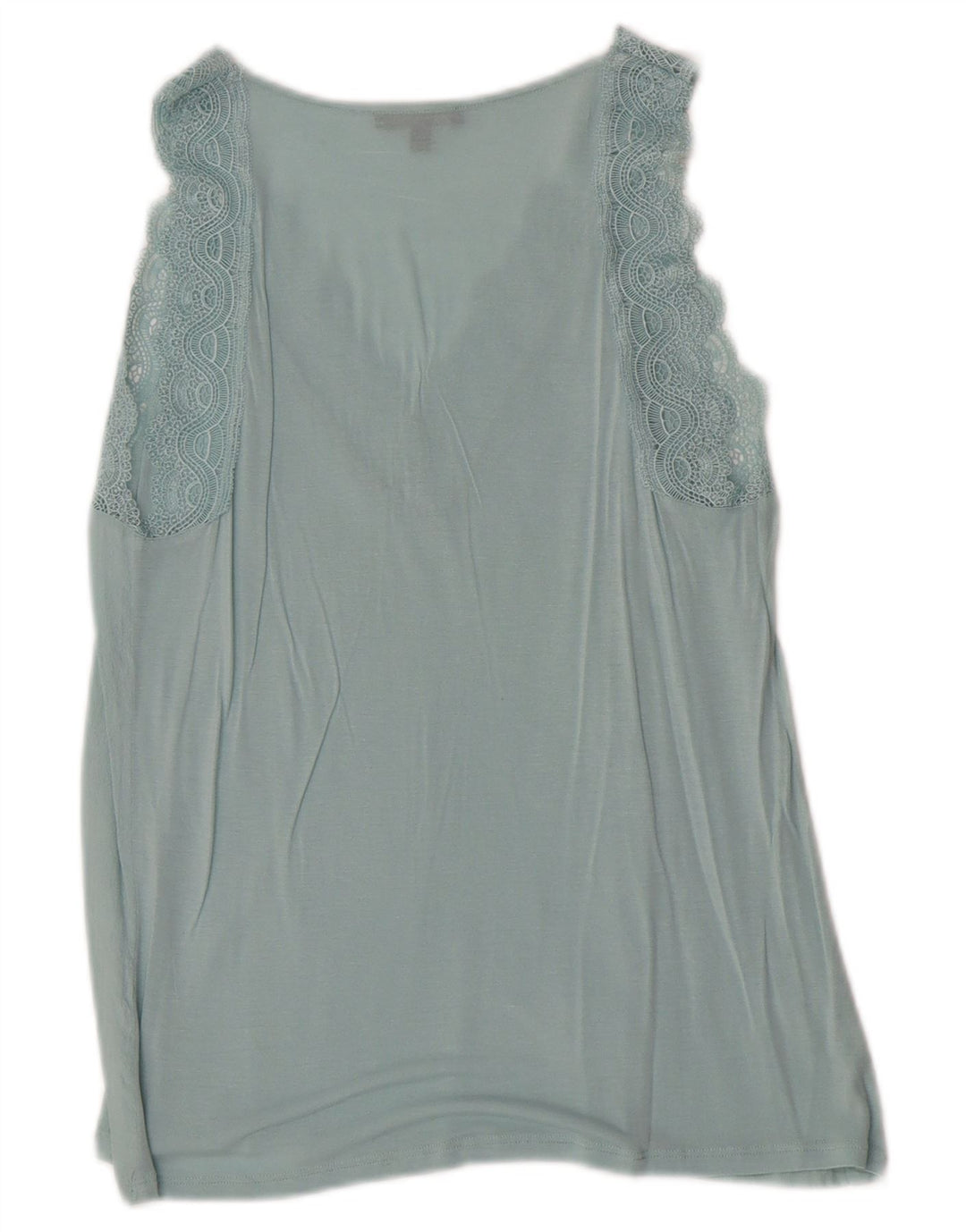 Massimo Dutti Damen ärmelloses Blusenoberteil UK 6 XS Blau