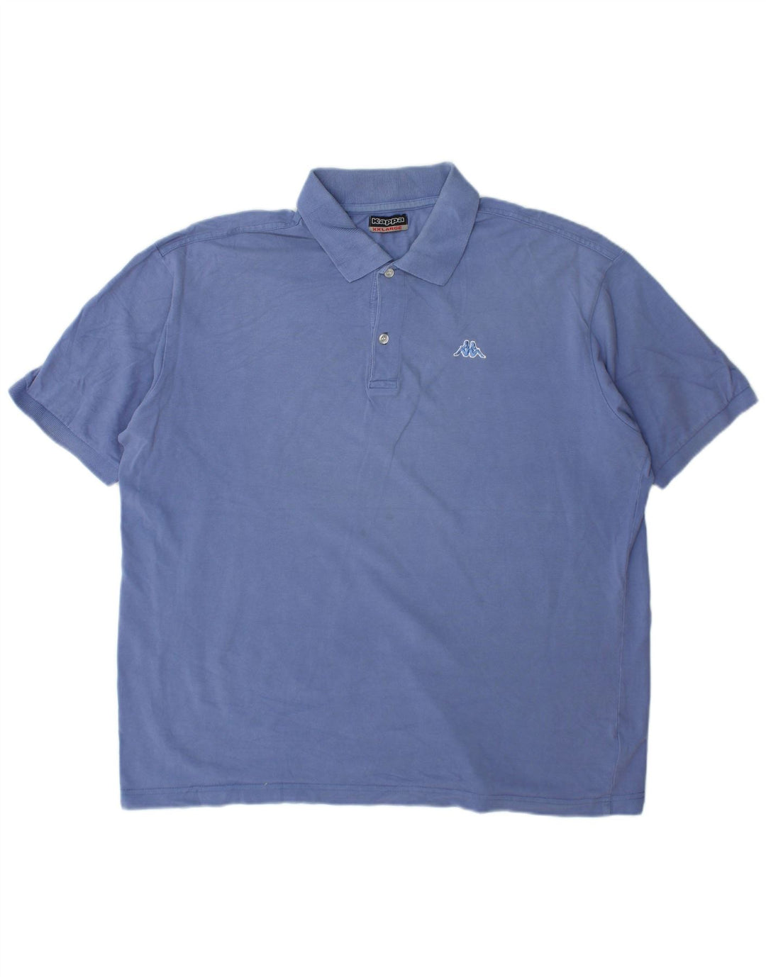 Kappa Herren Poloshirt 2XL Blau Baumwolle