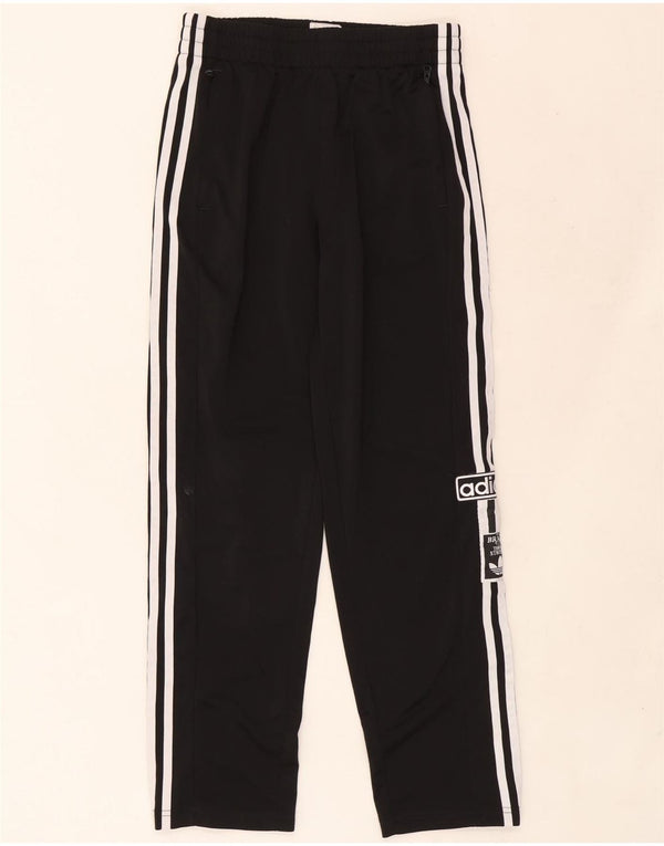 Adidas Trainingshose mit Grafik für Jungen, 14–15 Jahre, schwarzes Polyester