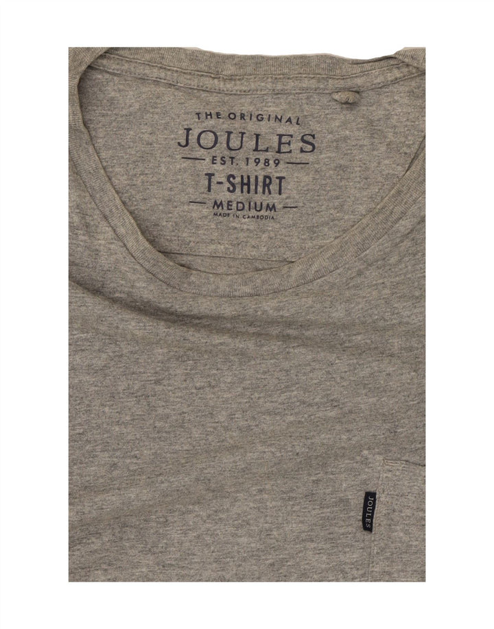 JOULES Mens T-Shirt Top Medium Grey Cotton Vintage Joules and Second-Hand Joules from Messina Hembry 