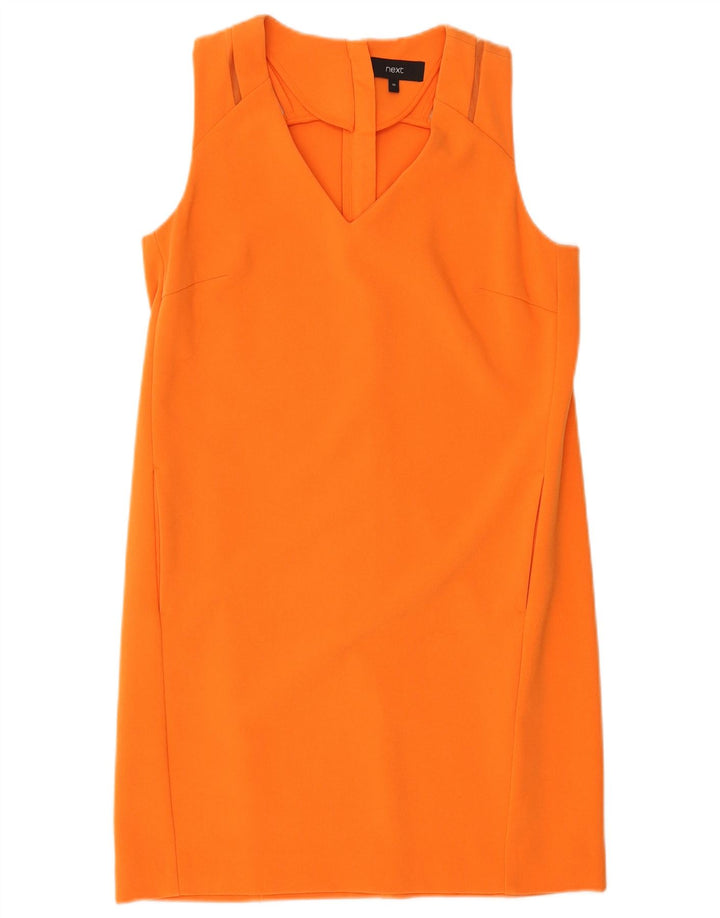 Next Ärmelloses Etuikleid für Damen, Gr. 10, Größe S, Orange