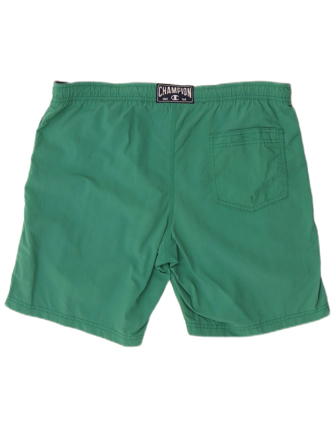 CHAMPION Herren-Badeshorts mit Grafik, Größe L, Grün
