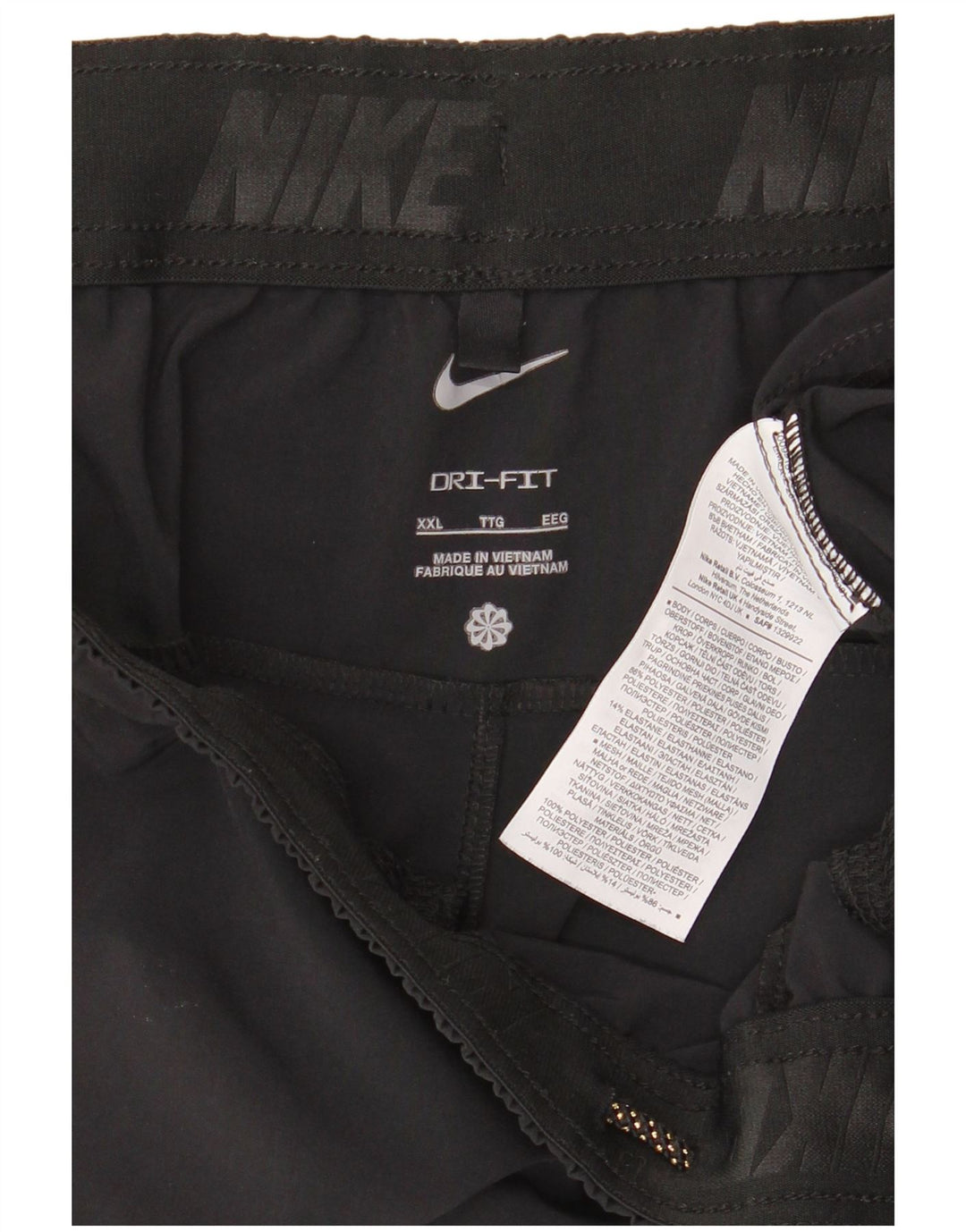 Nike Herren Dri Fit Sport Shorts 2XL Schwarz Polyester