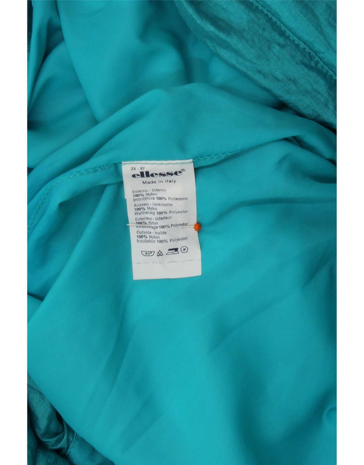 Ellesse Damen Skioverall IT 46 Large Blau Nylon Retro