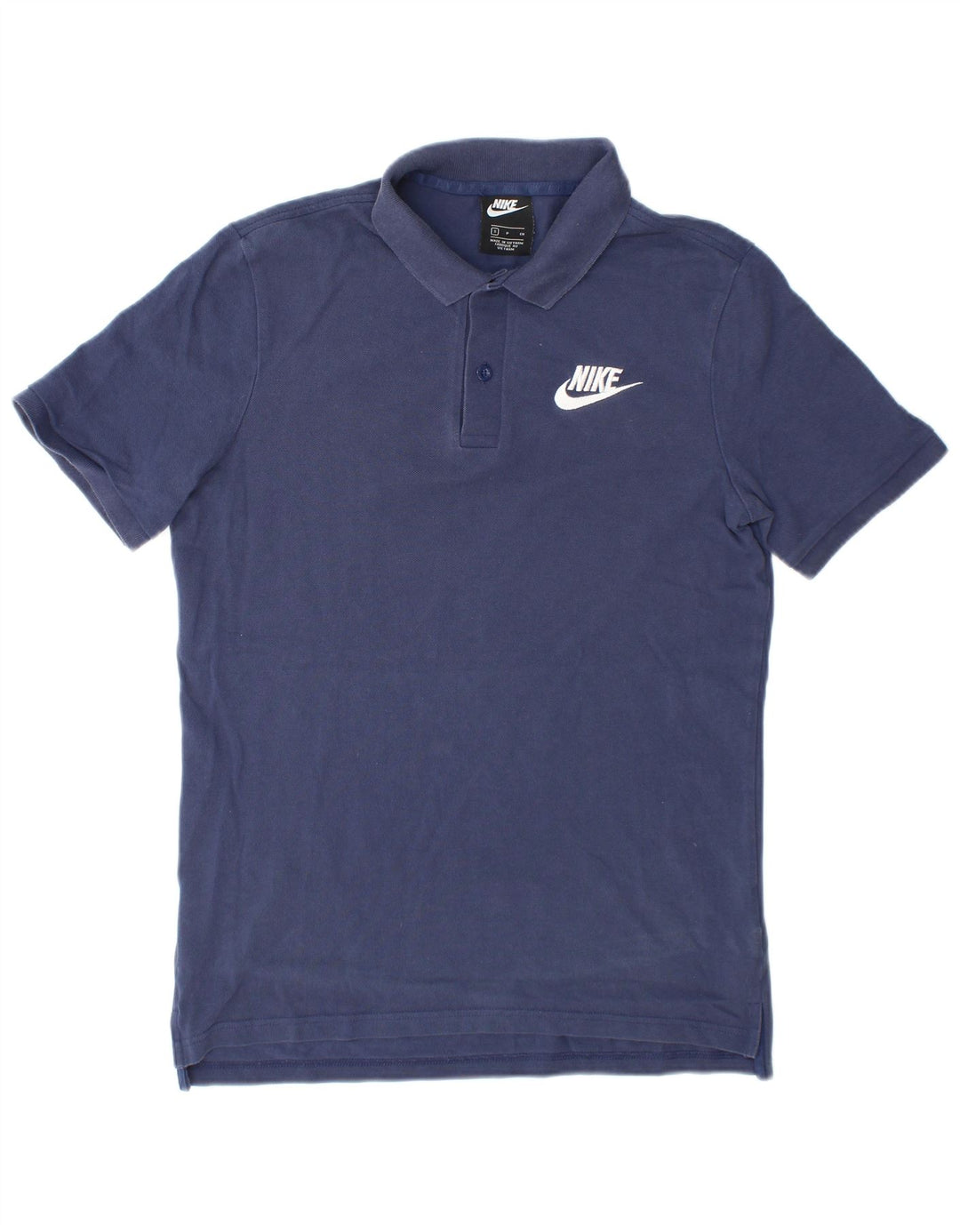 Nike Herren-Poloshirt, Größe S, Marineblau, Baumwolle
