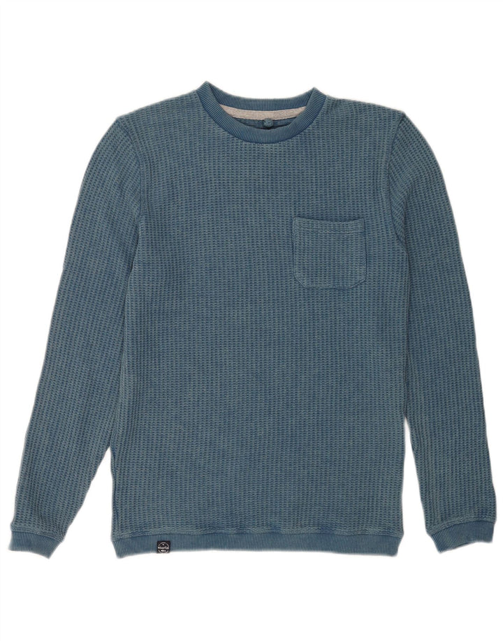 Weird Fish Herren-Sweatshirt, Pullover, Größe S, Blau, Baumwolle