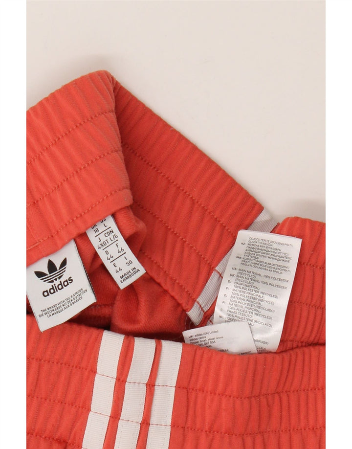 Adidas Damen Sportshorts UK 18 XL Orange Polyester