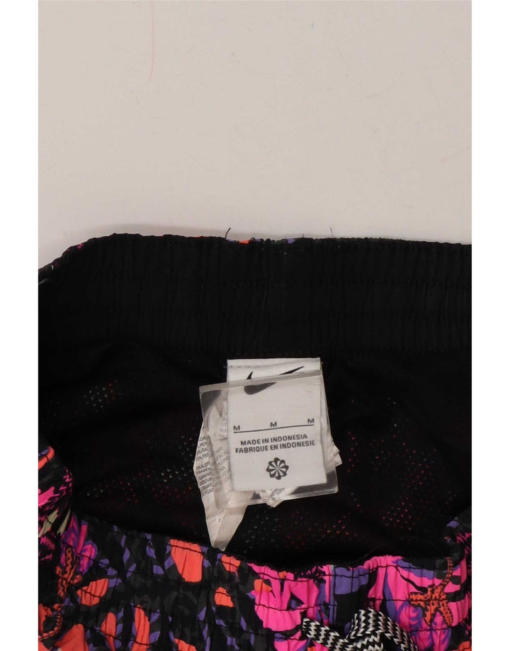 Nike Herren-Sportshorts, mittelgroß, mehrfarbig, geblümt, Polyamid