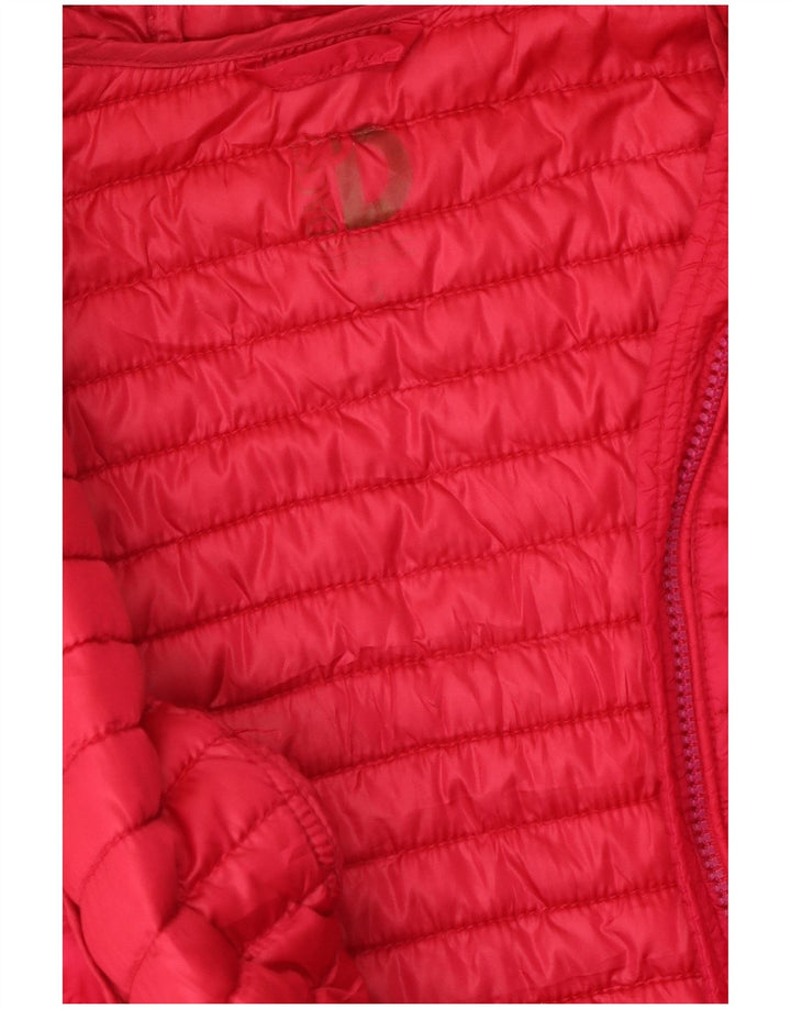 Dack's wattierte Damenjacke mit Kapuze, UK 10, Größe S, Rosa