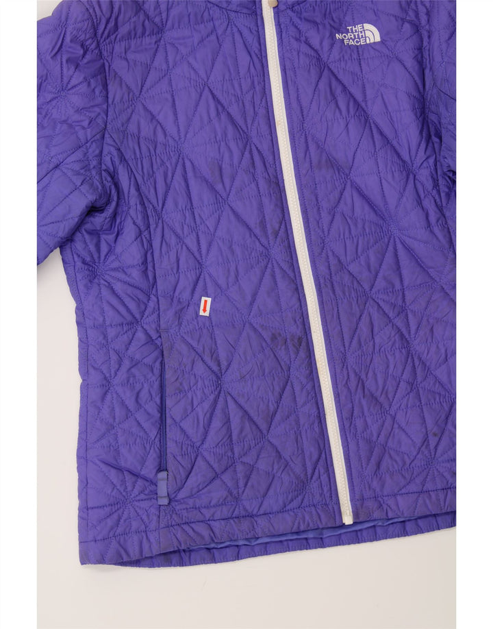 THE NORTH FACE Womens Quilted Jacket UK 16 Large Purple Polyester Vintage The North Face and Second-Hand The North Face from Messina Hembry 