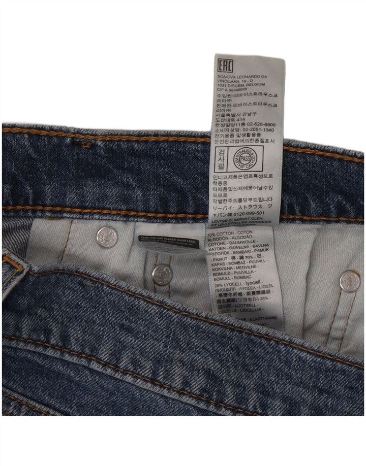 Levi's Herren 514 Straight Jeans W32 L30 Blaue Baumwolle