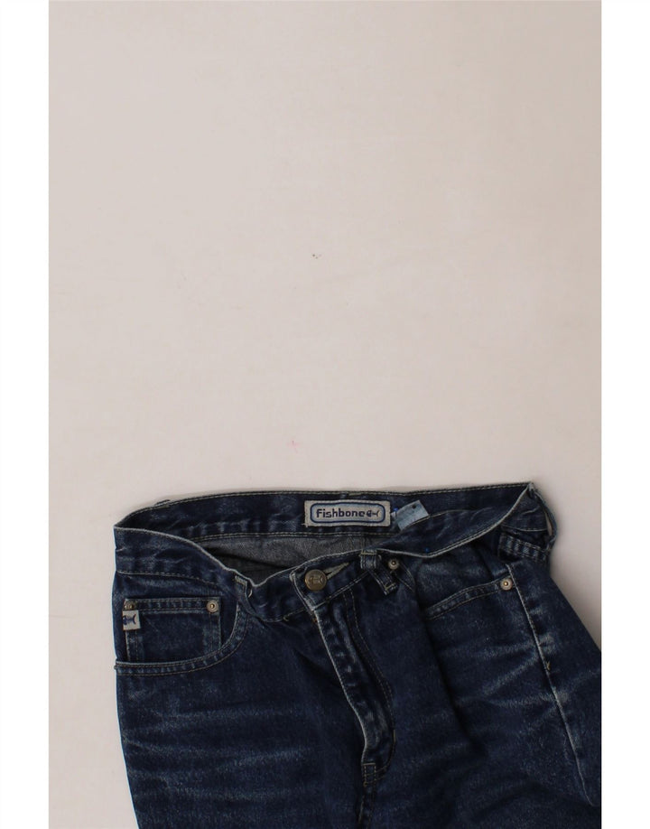 FISHBONE Womens High Rise Flared Jeans Medium W33 L31 Blue Vintage Fishbone and Second-Hand Fishbone from Messina Hembry 
