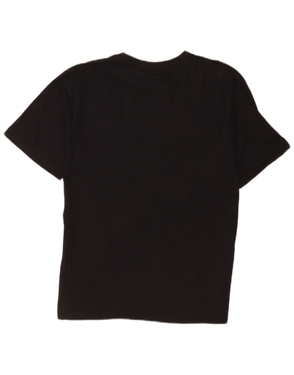 Reebok Herren T-Shirt Top Large Schwarz Baumwolle