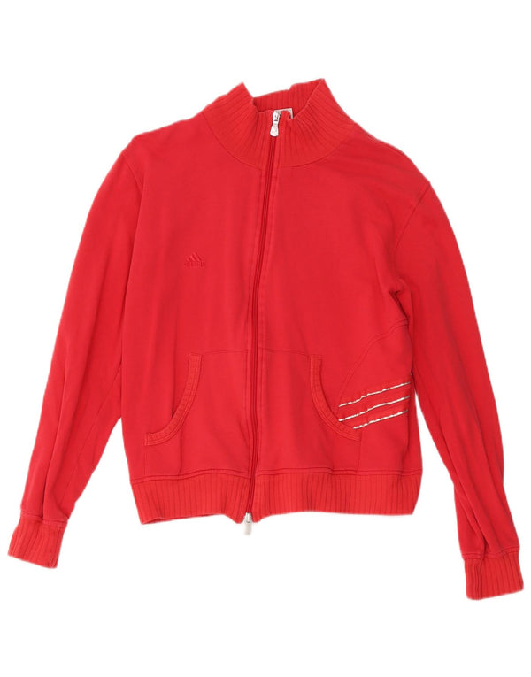 Adidas Mädchen-Trainingsanzug, Top-Jacke, 13–14 Jahre, XL, rote Baumwolle