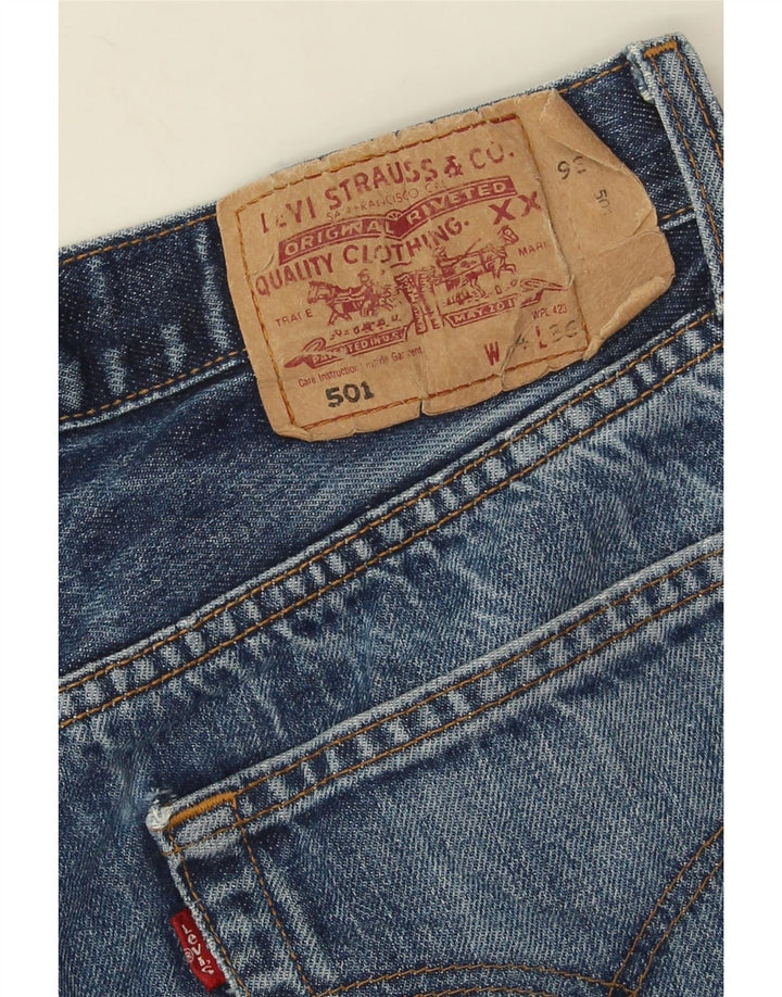 Levi's Herren 501 Straight Jeans W34 L31 Blaue Baumwolle