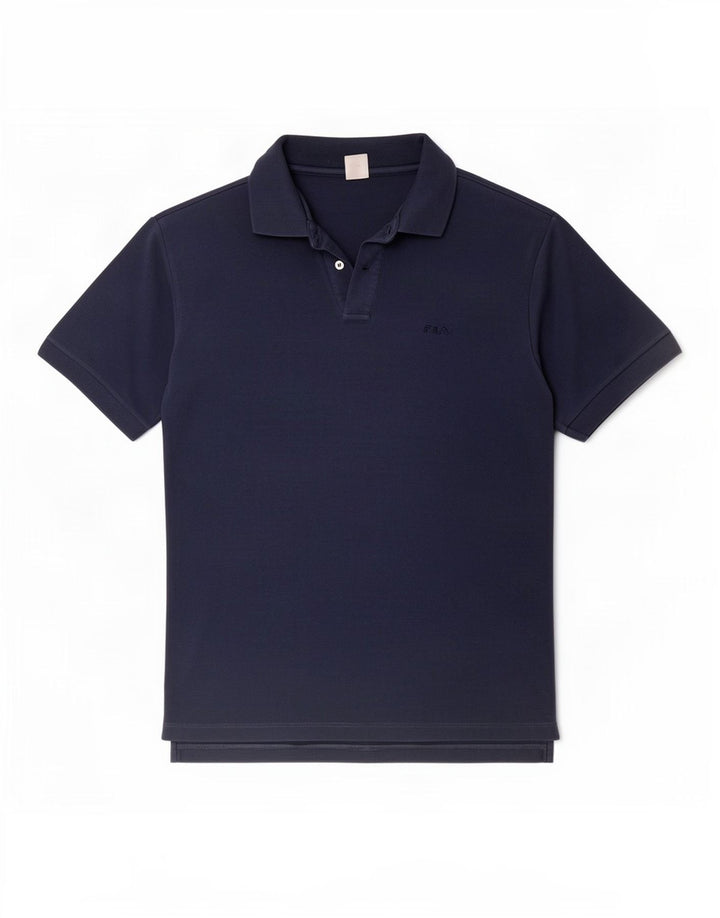 Fila Herren Poloshirt IT 50 Medium Marineblau Baumwolle