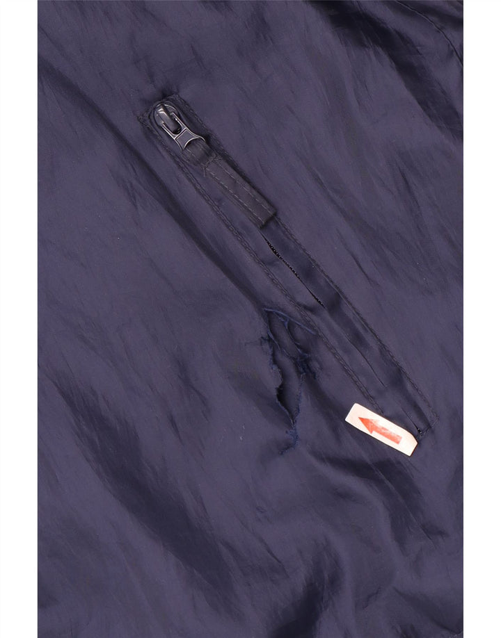 Diadora Herren Loose Fit Regenjacke UK 38 Medium Marineblau Polyester