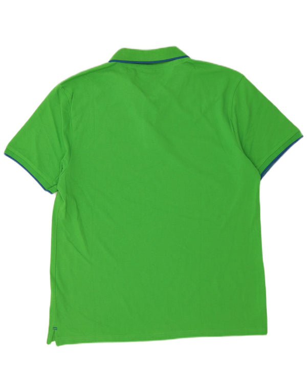 North Sails Herren-Poloshirt mit normaler Passform, XL, grüne Baumwolle