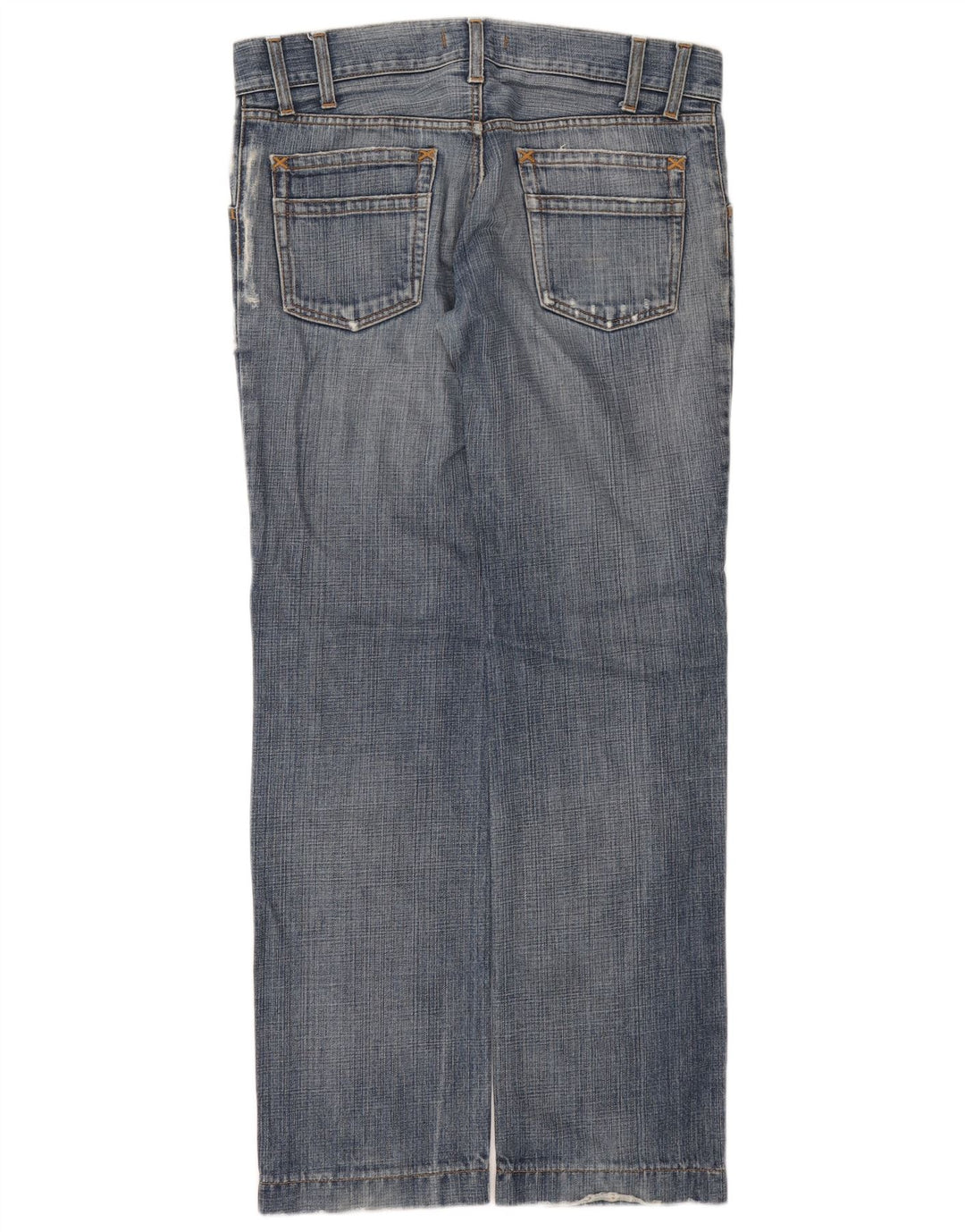 Dolce & Gabbana Herren Distressed Straight Jeans IT 48 Mittel W32 L33 Blau