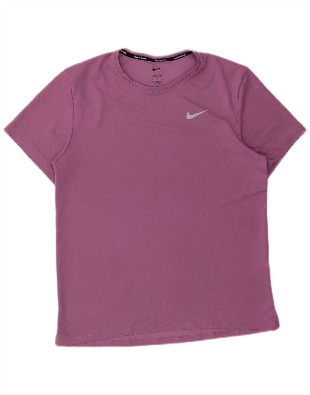 Nike Herren Dri Fit T-Shirt Top Small Lila Polyester