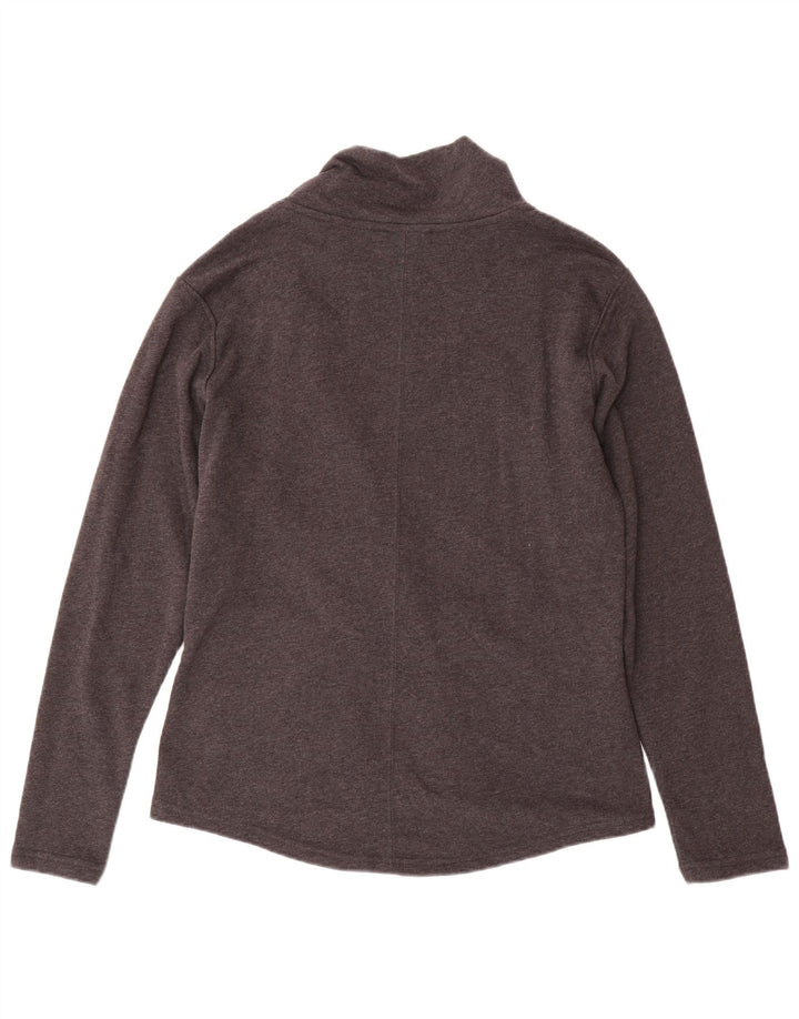 PUMA Damen-Trainingsanzug, Top-Jacke, UK 14, große graue Baumwolle