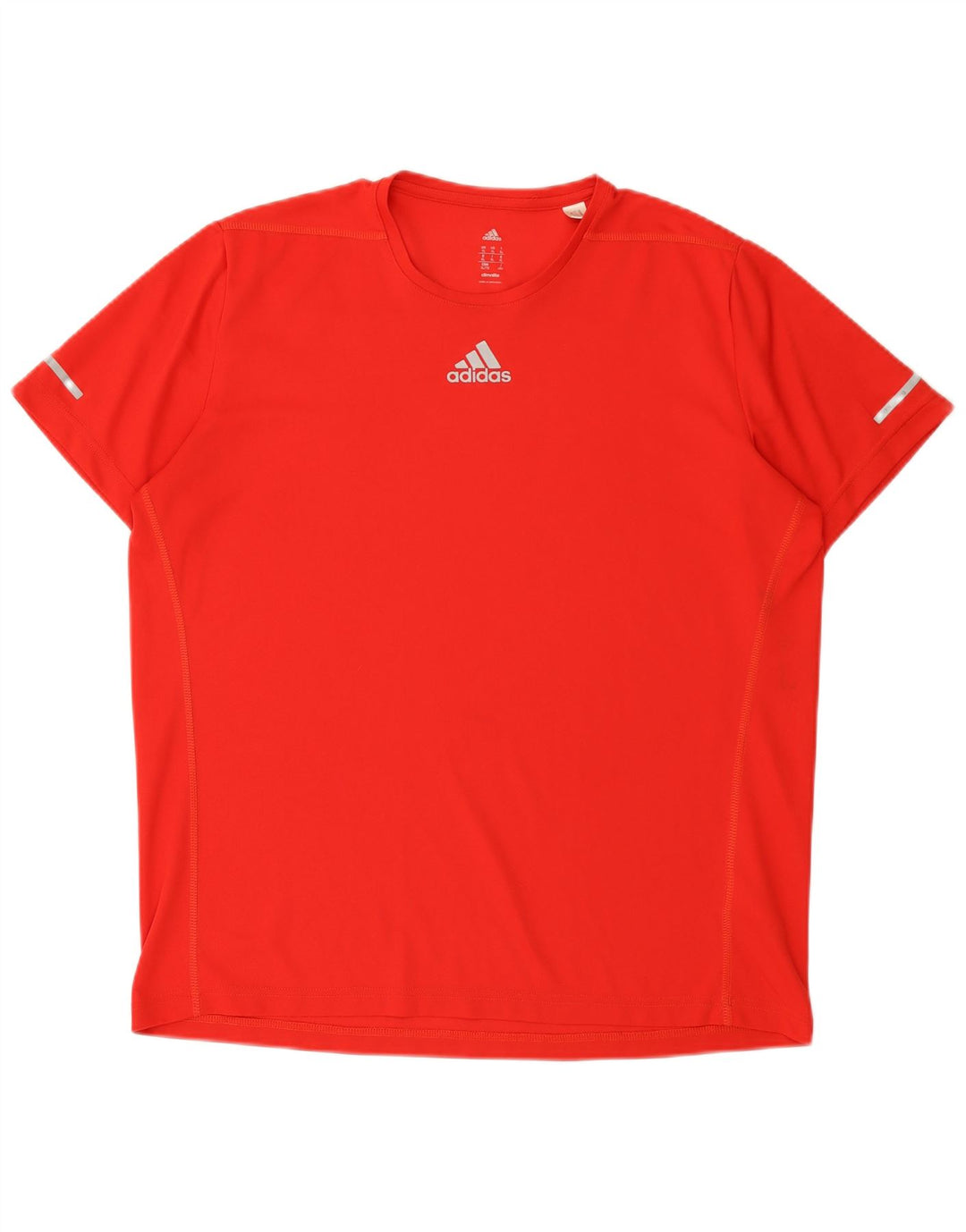 Adidas Herren Climalite T-Shirt Top XL Rot Polyester