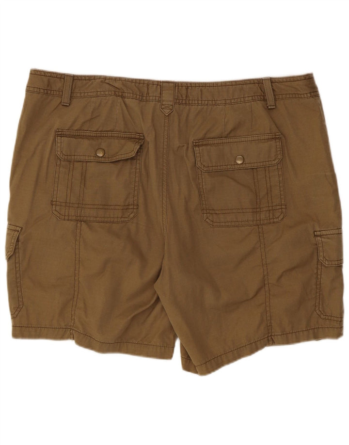 Eddie Bauer Damen Cargoshorts US 16 2XL W40 Khaki Baumwolle